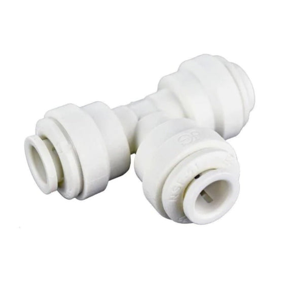 John-Guest---Polypropylene-Union-Tee-Quick-Connect-Fitting---White,Isopure-Water,2