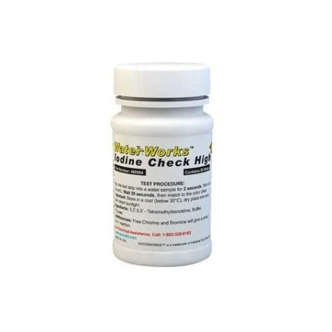 Sensafe-(480064)-Iodine-Test-Strip,-32-Second-Test-Time,-0-300ppm-Range-(Bottle-of-50),Isopure-Water,1