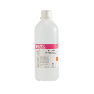 Hanna Instruments HI70442L 1500 mg-L (ppm) TDS Calibration Solution, 500mL Bottle