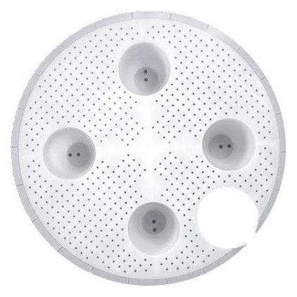 Structural-(CH16347)-C1625PB-Salt-Grid-Plate-with-4-1/8-Hole;-BT1833---BT1840,Isopure-Water,6