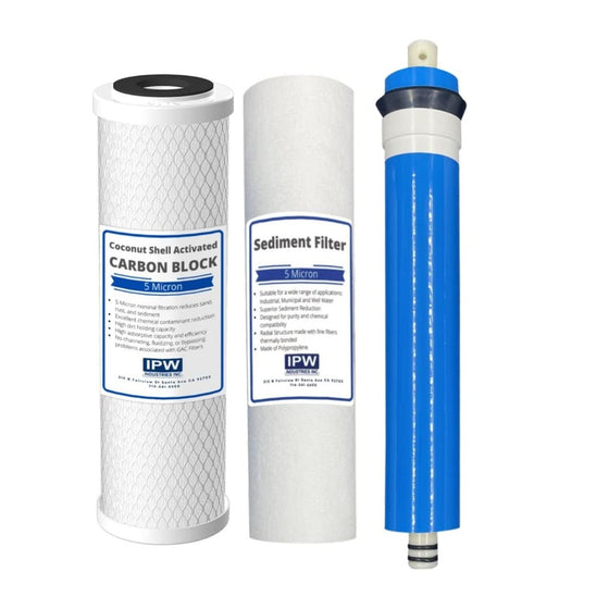Hydro-Logic-Stealth-RO100-Compatible-Three-Filter-Pack---100-GPD-RO-Membrane,-Carbon,-Sediment-Filter-for-Hydrologic-Systems-by-IPW-Industries-Inc,Isopure-Water,10