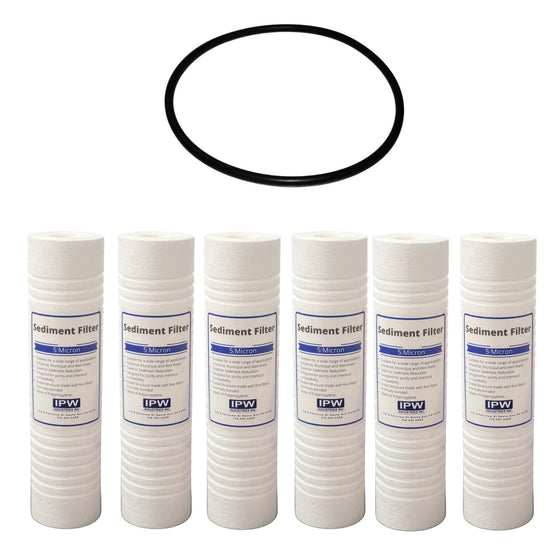 Compatible-for-WHKF-GD05-,-3M-Aqua-Pure-AP110-Filter,-Grooved-5-Micron-Water-Filter-Cartridges-6,-O-ring,Isopure-Water,11
