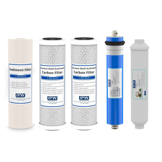 W-525 Replacement Water Filters Compatible with the Watts 5 Stage RO System