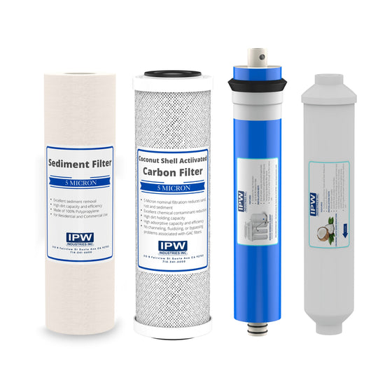 W-415-Replacement-Water-Filters-Compatible-with-the-Watts-4-Stage-RO-System-by-IPW-Industries-Inc.,Isopure-Water,4