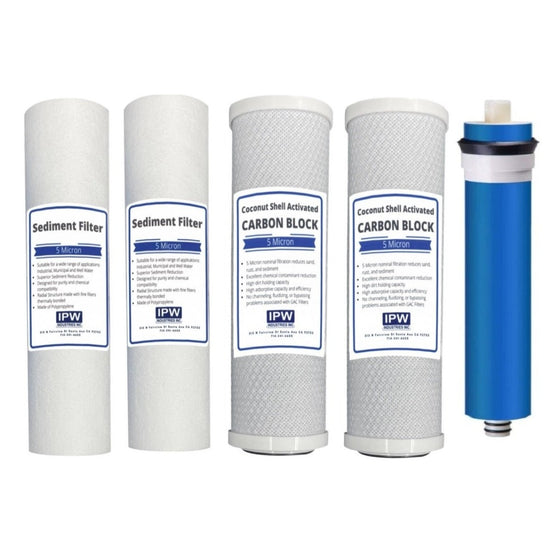 Hydro-Logic-Stealth-RO100-Compatible-Five-Filter-Pack---100-GPD-RO-Membrane,-Carbon,-Sediment-Filter-for-Hydrologic-Systems-by-IPW-Industries-Inc,Isopure-Water,11