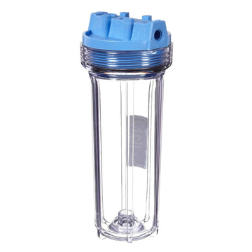 Pentek - Slim Line 10" Filter Housing - Blue Cap / Clear Sump
