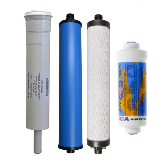 Microline-435-R.O.-Pre--Post-Filters-w/Membrane-SET,Isopure-Water,9