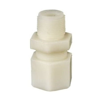Jaco - Male Connector Fitting with Ferrule Nut and Integral Sleeve - Nylon