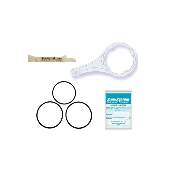RO-System-Service-Kit-(L3OWS):-(3)-O-rings,-(1)-Sanitizing-Pack,-(1)-Silicone-Lubricant,-(1)-Wrench,Isopure-Water,12
