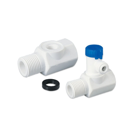PureT-(AD-4PP-3W)-Plastic-feed-water-adapter,-1/2F-NPT-X-1/2-M-NPTX1/4NPT,Isopure-Water,6