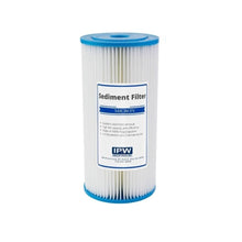 Load image into Gallery viewer, IPW Industries 10" x 4.5" Pleated Sediment Filter – 50 Micron Replacement Cartridge

