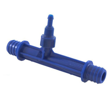 Mazzei - ISO 384 Series - 15mm BSPT Inlet/Outlet Connections (0.25" Barbed Suction Port Cap)