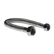 Load image into Gallery viewer, Falcon 1" 1/4"F x 3/4"F x 3/4"T Stainless Steel Water Flex Connectors
