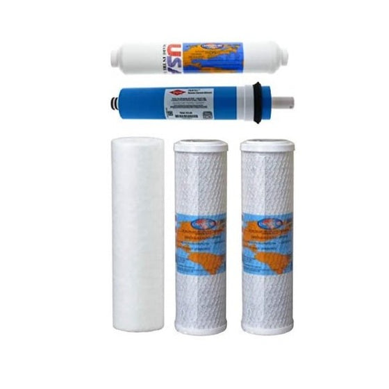All-Assembled-In-USA-Complete-Reverse-Osmosis-Replacement-Water-Filter-Set-5-pcs-w/-Filmtec-50-GPD-Membrane,Isopure-Water,10