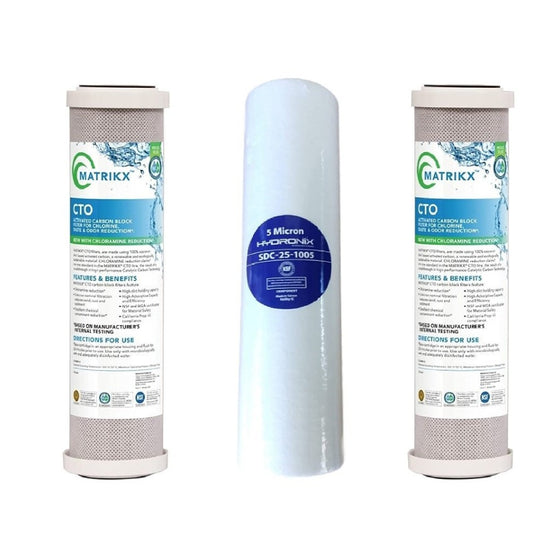 Filter-Set-for-HIGH-RECOVERY-4-Stage-RO,-Two-Prefilters,-One-Postfilter,-(no-membrane-with-this-set),Isopure-Water,10