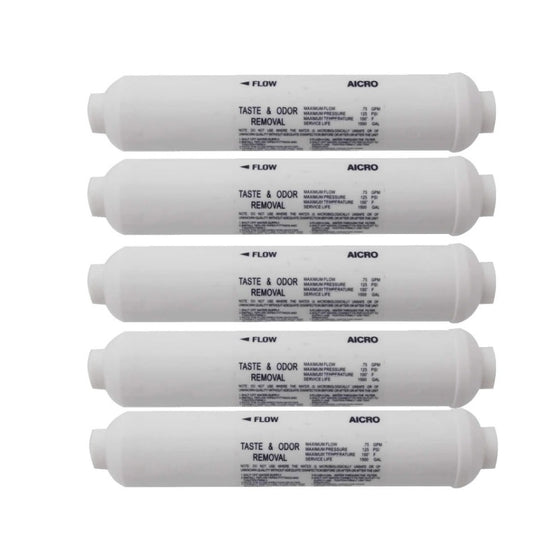 Post-Inline-Carbon-GAC-Water-Filter-Reverse-Osmosis-RO-Ice-T/33-pack-of-5,Isopure-Water,1