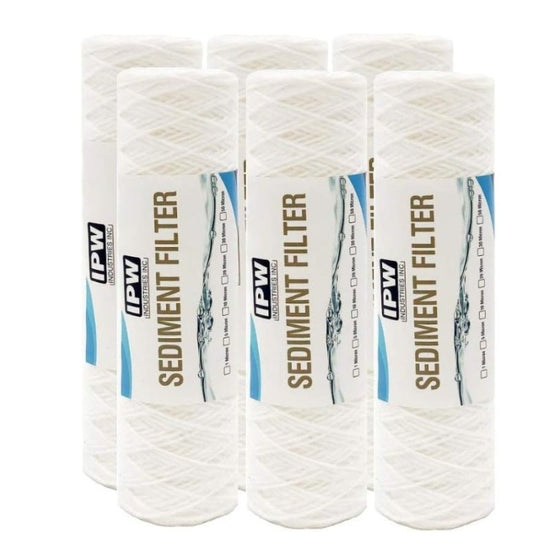 IPW-Industries-Inc.String-Wound-Water-Filter-for-Universal-Whole-House-Replacement-Cartridge-Sediment-Filters-for-Well-Water-10-x-2.5---6-Pack,Isopure-Water,11