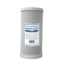 Load image into Gallery viewer, IPW Industries Inc. 10"x 4.5 " Whole House Coconut Carbon Block  Filter Replacement  5 Micron
