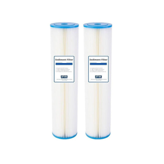 IPW-Industries-Inc.-(PBB-P20-1)-20-x-4.5-Whole-House-Heavy-Duty-Pleated-Sediment-Pre-Filter-1-Micron---Pack-of-2,Isopure-Water,7
