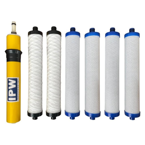 IPW-Industries-Inc.-Annual-Filter-Set-Compatible-to-Hydrotech-41400008/41400009-Replacement-Reverse-Osmosis-Water-Filter-Cartridge-Set-w/Compatible-33001033-50-GPD-Membrane-Filter-Set,Isopure-Water,11