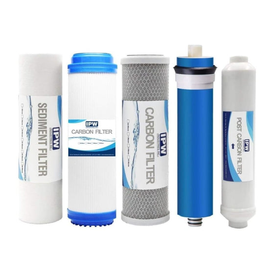 IPW-Industries-Inc.-Compatible-to-Hague-Watermax-H5000---Universal-5-Stage-Reverse-Osmosis-Replacement-Filter-Set-with-75-GPD-Membrane,Isopure-Water,11