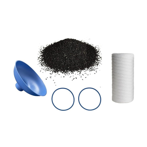 IPW-Industries-Inc.-Compatible-PC1000-P-Bulk-Water-Filter-Catalytic-Carbon-Charcoal-Replacement-Media-and-Pre-Filter-5-Micron-Sediment-Replacement-Filter-w/O-Rings-and-Funnel,Isopure-Water,5