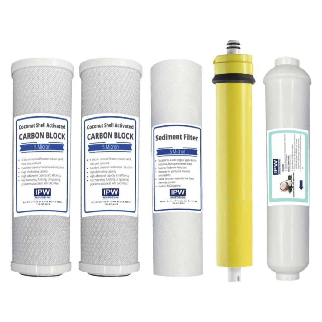 IPW Industries | Watts Replacement Water Filters for WP-4V, Reverse Os ...