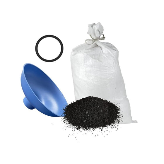 IPW-Industries-Compatible-Pelican-PC600-R-Bulk-Refill-Coconut-Shell-Activated-Carbon-for-Whole-House-Water-Filter,-with-Funnel-and-Tank-O-Ring,Isopure-Water,3