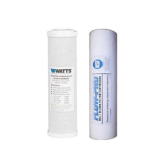 Watts-Premier-Bi-Annual-2-Pack-RV-Filtration-Kit-for-4-Stage-RO-TFM-4SV-and-ZeroWaste-RO-Reverse-Osmosis-System,-Water-Filter-Replacement,-Sediment-Filter,-Carbon-Pre-Filter,Isopure-Water,4