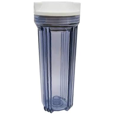 PureT---C892-Series---10-Slim-Filter-Housing---White-Cap-/-Clear-Sump,Isopure-Water,11