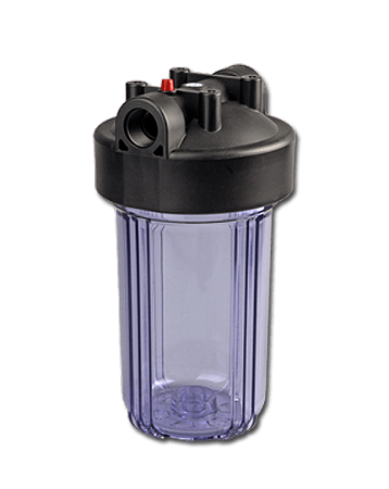 PureT---C907-Series---10-Double-O-Ring-Big-Blue-Filter-Housing-Black-Cap-/-Clear-Sump-with-PR,Isopure-Water,12