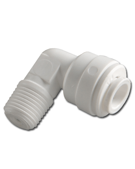 PureT-(CV-03-P-EZ)-Check-Valve-w/-Male-Elbow-(Plastic-Insert)-Quick-Connect-Fittings-1/8-NPT-x-1/4-QC,Isopure-Water,12