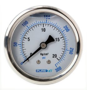 PureT---PG---2.5-Dial-Liquid-Filled-Pressure-Gauge-Stainless-Steel;-1/4-NPT-Center-Back,Isopure-Water,7