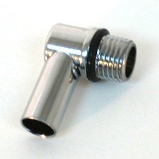 QMP (QMP503) Elbow spout adapter;chrome
