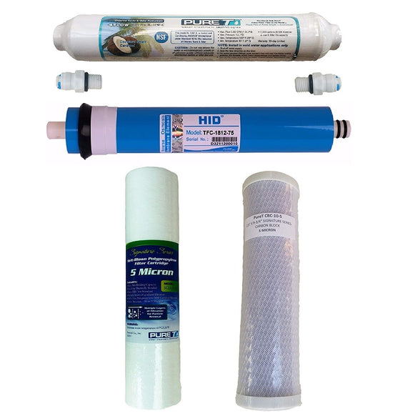 RO-Filter-Set-with-RO-Membrane,-75-GPD-Membrane,-for-4-Stage-System-|-Replacement-Membrane-and-Filters,Isopure-Water,8
