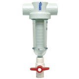 Rusco-3/4-Polyester-and-Stainless-Steel-Spin-Down-Filter-with-Flush-Valve,Isopure-Water,