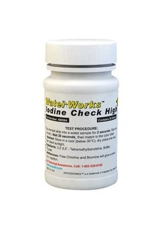 Sensafe-(480064)-Iodine-Test-Strip,-32-Second-Test-Time,-0-300ppm-Range-(Bottle-of-50),Isopure-Water,3