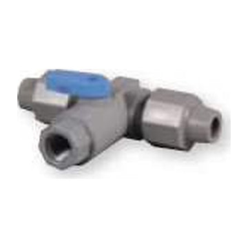SMC (6890590) 689 Series T-Link Feed Valve 1/2" FPT x 1/2" MPT x 1/4" NPT NSF