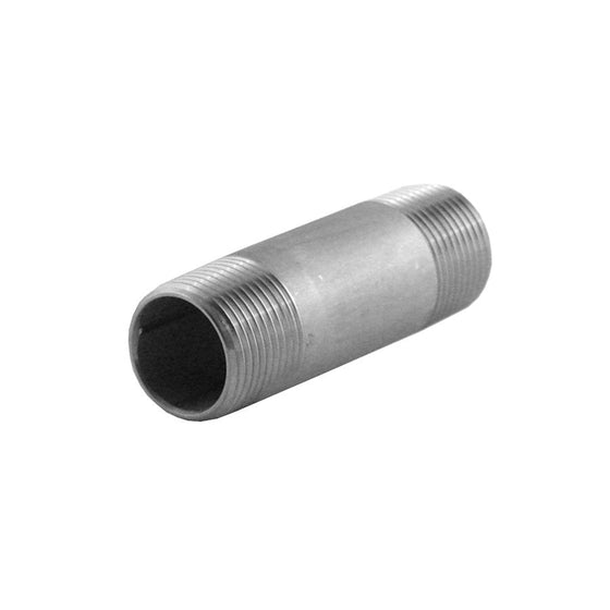 Stainless-Steel-Connectors--3/4-Stainless-Steel-Nipple,-3-long,Isopure-Water,1