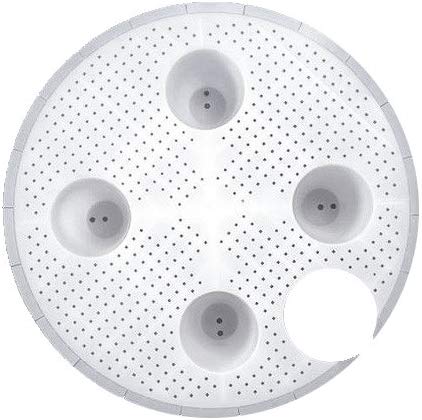 Structural-(CH16347)-C1625PB-1-PC-Salt-Grid-Plate-with-4-1-8-Hole;-BT1833---BT1840,Isopure-Water,4