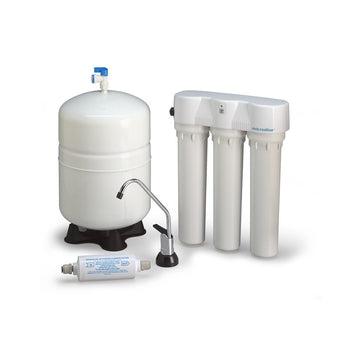 Microline TFC-35 4-Stage Reverse Osmosis System, 50 GPD with Flexcon Tank (TFC35ANGNM)