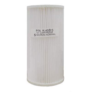 Unicel (K-40515-B) 10" x 4.5" Pleated Filters 5 Micron Polyester Filter