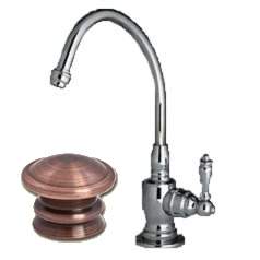 Waterstone-(1200C-AC)-Hampton-Antique-Copper-Faucet-Cold-Only,Isopure-Water,10