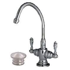 Waterstone-(1200HC-SN)-Hampton-Satin-Nickel-Hot-Cold-Faucet,Isopure-Water,12