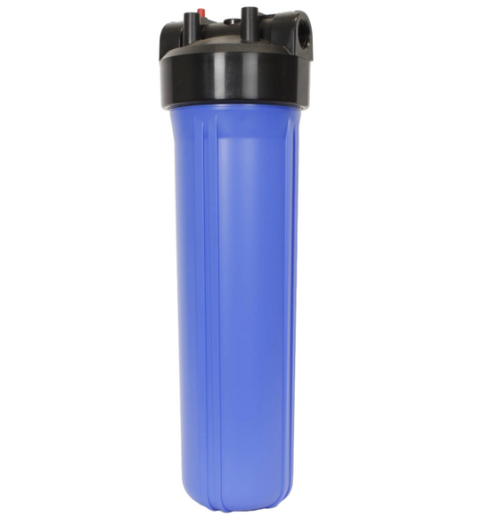 Arrow---20-Big-Blue-Double-O-Ring-Filter-Housing-Black-Cap-/-Blue-Sump-with-Pressure-Relase,Isopure-Water,1
