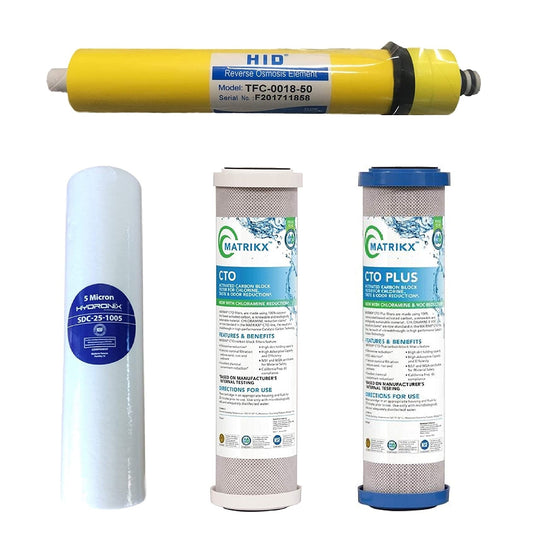 WP4V-50-Compatible-Reverse-Osmosis-Filter-Set-|-with-VOC-Filter--50-GPD-RO-membrane,Isopure-Water,10