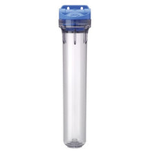 Load image into Gallery viewer, Pentek - Standrad 20&quot; 3G Filter Housing with 3/4&quot; NPT - Blue Cap / Clear Sump - Integrated Bracket

