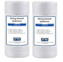 Load image into Gallery viewer, Compatible Replacement PC40 5 Micron Sediment Replacement Filter - 10&quot; x 4.5&quot; by IPW Industries Inc
