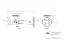 Load image into Gallery viewer, Mazzei - ISO 3090 Series - 80mm Male BSPT Inlet/Outlet Connections (Dual 40mm Male BSPT Threaded Suction Ports)
