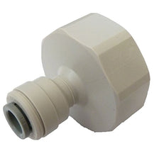 Load image into Gallery viewer, John Guest - Acetal Female Faucet Connector Quick Connect Fitting - Grey British Standard Pipe Thread (BSPT)
